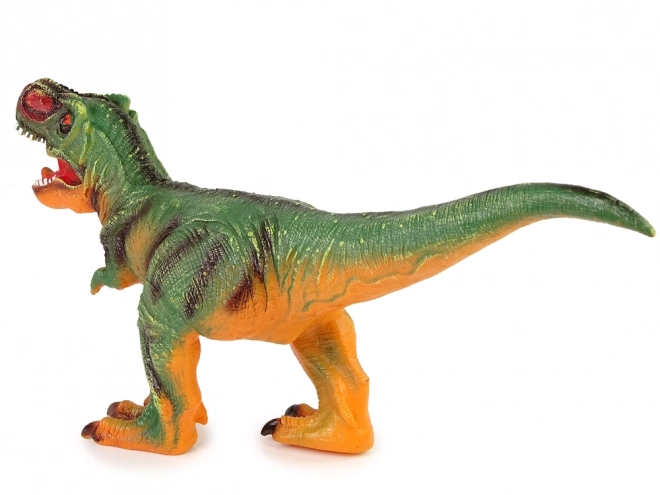 Duży dinozaur Tyrannosaurus Rex Zielony i pomarańczowy dźwięk 60 cm długi