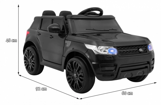 Elektryczny samochodzik Land Rapid Racer czarny