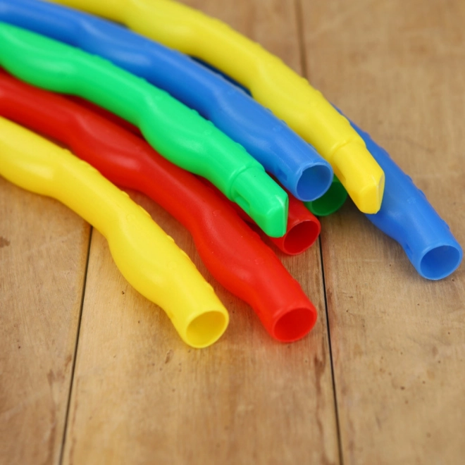 Kolorowa składana Hula Hoop z wypustkami masującymi