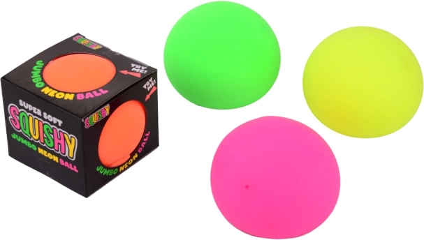 Neonowa piłka antystresowa jumbo 10 cm