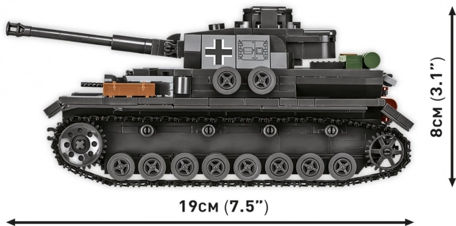COBI 3127 Druga Wojna Światowa Niemiecki czołg Panzerkampfwagen IV Ausf. G 1:35