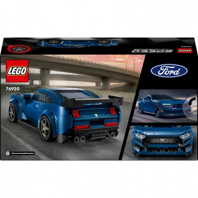 LEGO Speed Champions 76920 Sportowy samochód Ford Mustang Dark Horse
