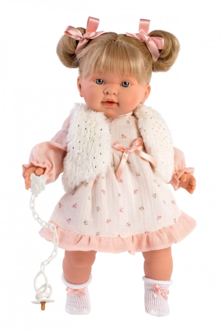 Realistyczna mówiąca lalka Llorens Alexandra 42 cm