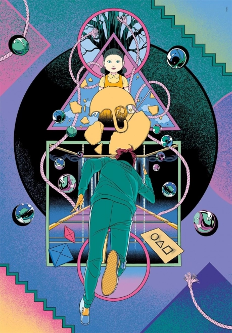 CLEMENTONI Puzzle Netflix: Gra w kalmary 2 (Gra w kałamarnicę 2) 1000 elementów