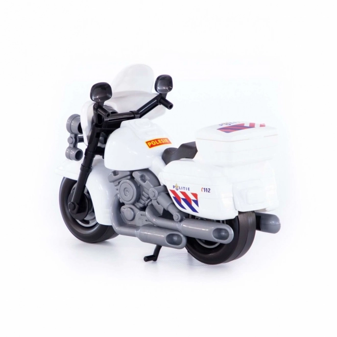 Policyjny motocykl dla maluchów Polesie Biały 71682