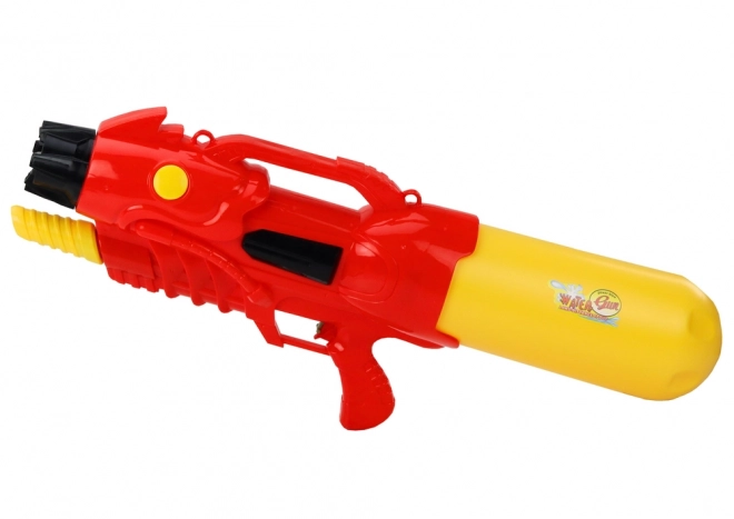 Duży pistolet wodny 2850 ml z regulowanym paskiem czerwony
