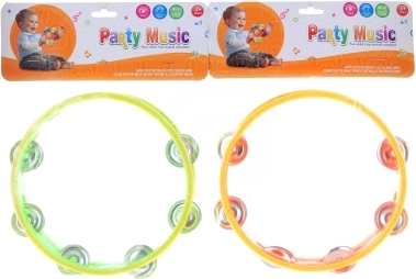 Tamburyno z metalowymi kółkami 18 cm