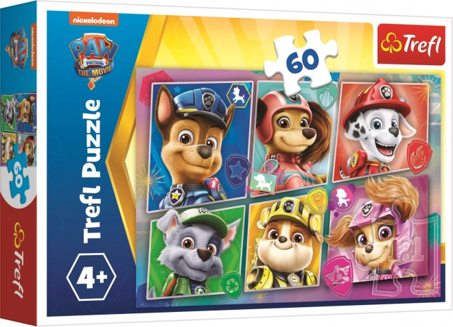 TREFL Puzzle Psi Patrol: Przyjaciele gotowi do akcji 60 elementów