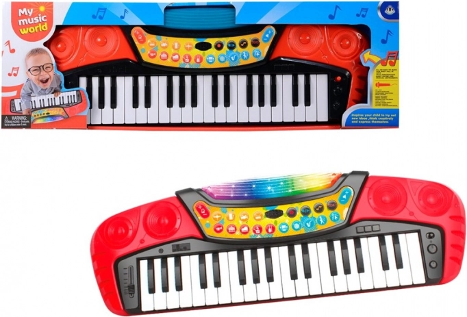 Dziecięce elektroniczne pianino 37 klawiszy