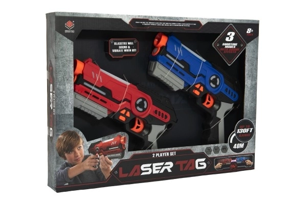 Gra pistolet laserowy dla dwf3ch graczy