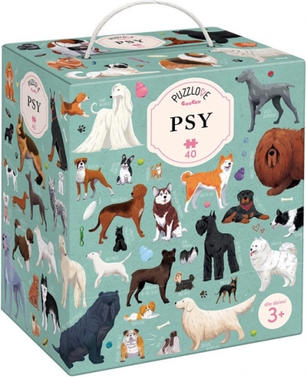 Puzzle 40 elementów Puzzlove – psy