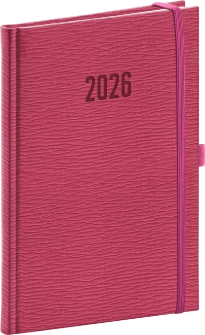 Tygodniowy terminarz Rivoli różowy 2026