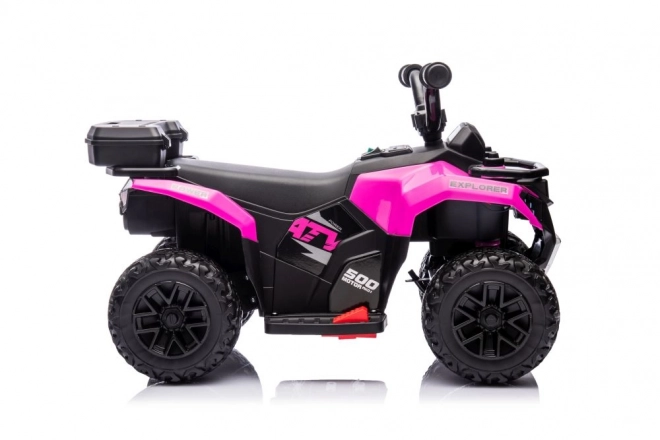 Dziecięca czterokołowiec na baterię GTS1155 - Różowa