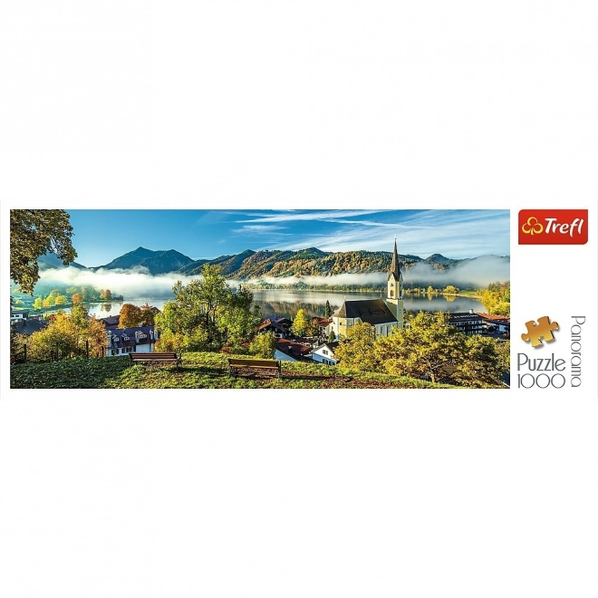 Panoramiczne puzzle jezioro Schliersee 1000 sztuk
