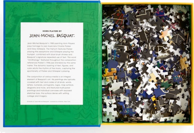 Puzzle Basquiat: gracze na róg leśny 500 elementów