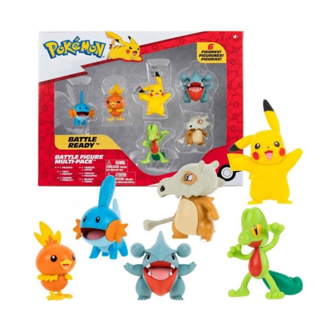 Zestaw Pokemon - 6 figurek