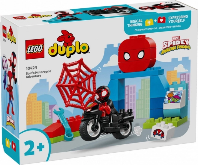 LEGO DUPLO Spidey i przygody na motocyklu