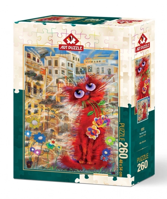 Puzzle Czerwona kotka 260 elementów