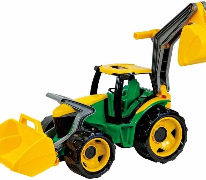 Dziecięcy traktor z łyżką i koparką