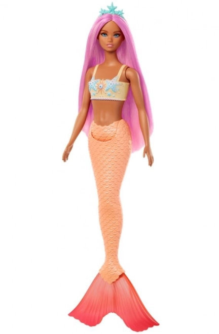 Lalka Barbie Syrena z pomarańczowym ogonem
