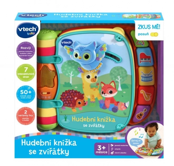 Vtech Muzyczna książeczka z zwierzątkami PL