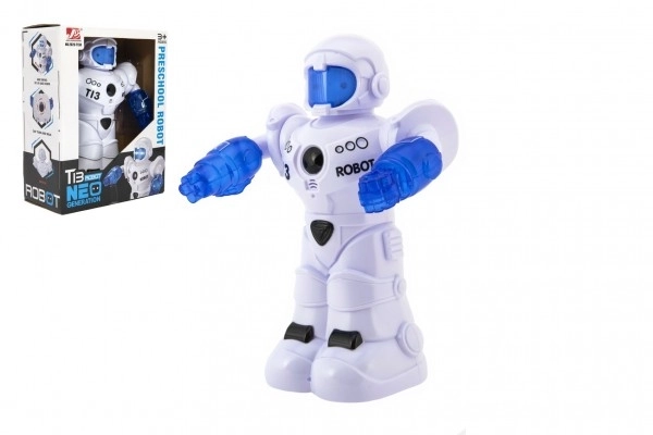 Jeżdżący mówiący robot ze światłem i dźwiękiem w pudełku