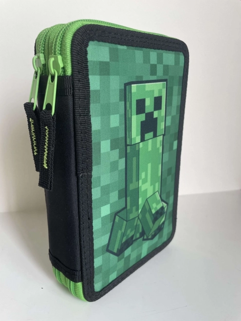 Dwupoziomowy piórnik Minecraft
