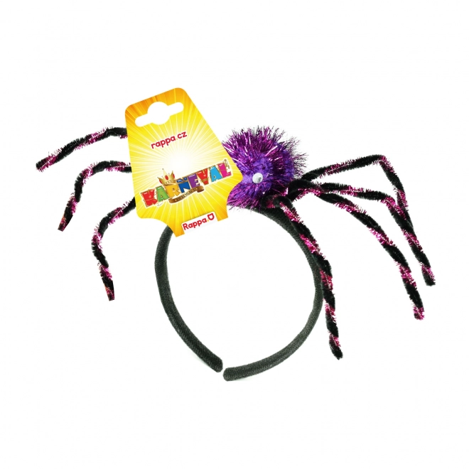 Opaska Halloweenowa z pająkiem