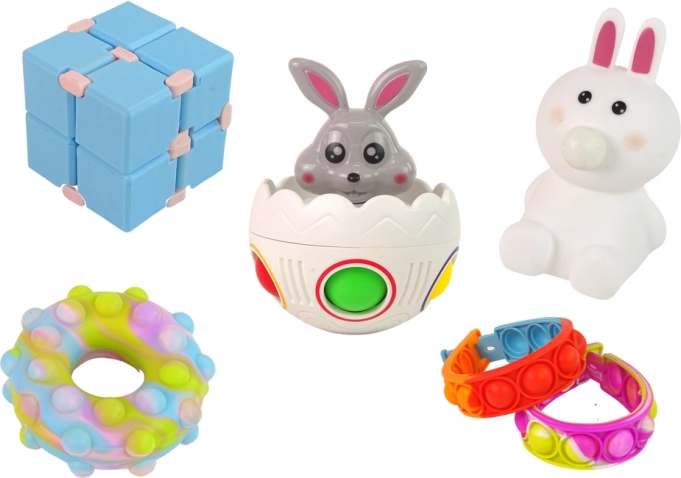 Najpopularniejsze zabawki typu fidget w jednym zestawie