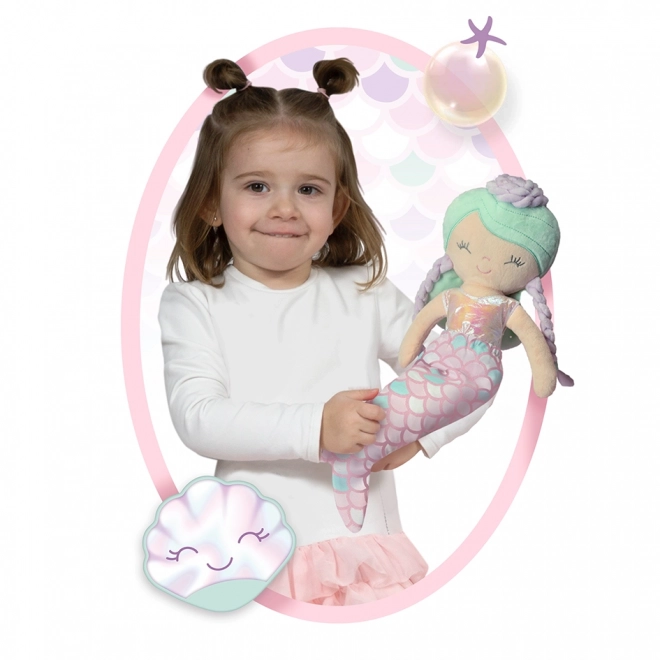 DeCuevas 20141 Pluszowa lalka 2w1 OCEAN FANTASY - 36 cm
