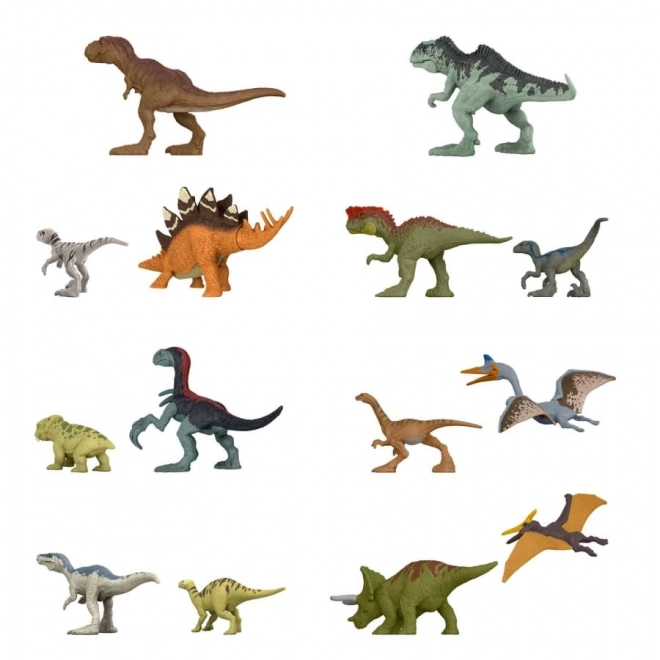 Minifigurki dinozaurów z filmu Świat Jurajski: Dominacja