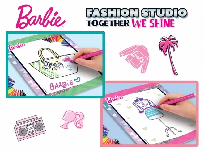 Książka z projektami na stworzenie Barbie