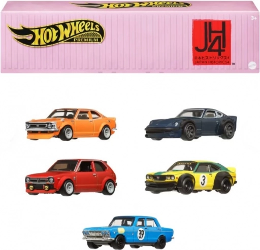Zestaw 5 metalowych pojazdów Premium Car Japonia
