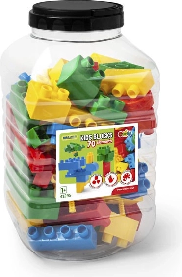 Klocki konstrukcyjne w pudełku – 70 elementów Kids Blocks