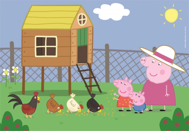 Puzzle maxi 60 elementów ŚWINKA PEPPA – Clementoni