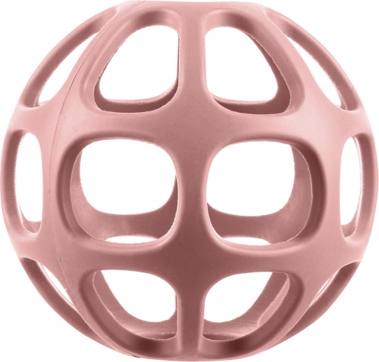 Silikonowy gryzak Round, Old Pink