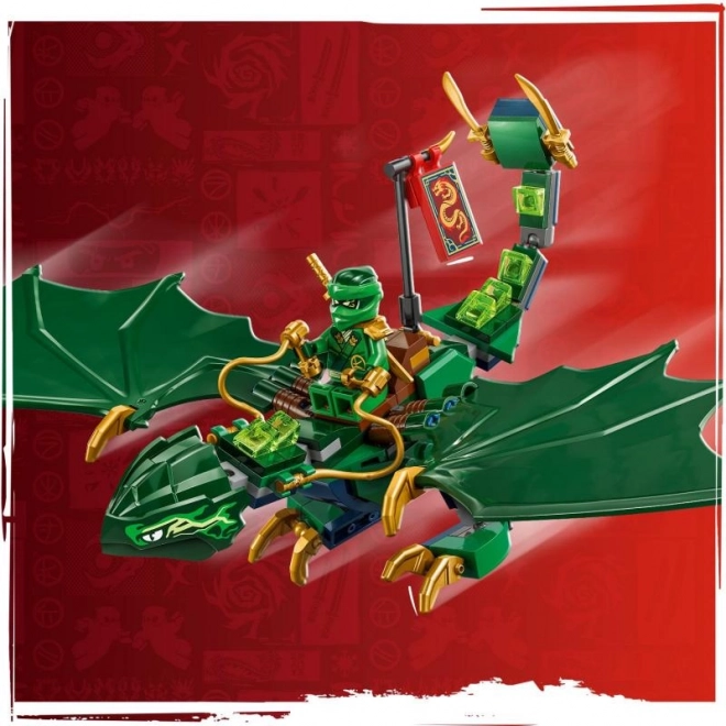 Lego Ninjago zielony smok leśny Lloyda