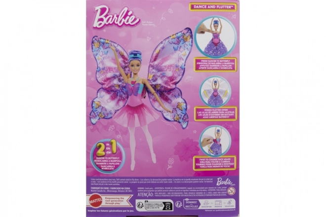 Barbie Tancerka z motylim skrzydłami HXJ10