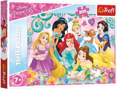 Trefl puzzle 200 elementów – radosny świat księżniczek