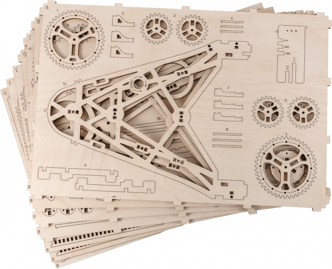 WOODEN CITY 3D puzzle Młyn 222 części