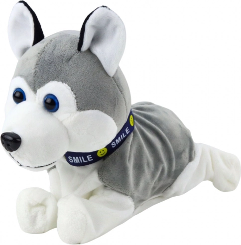Interaktywny pluszowy piesek Husky