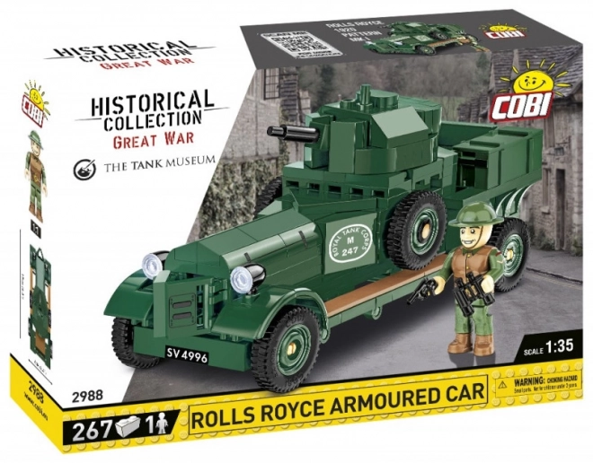 Klocki Historyczna Kolekcja Rolls-Royce Samochód Opancerzony 1920 Wzór Mk I