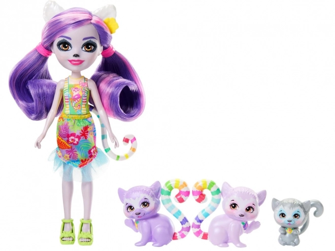 Lalki Enchantimals - Rodzina Lemurów