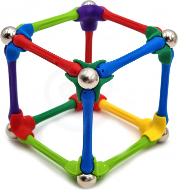 Magnetyczne klocki konstrukcyjne Woopie Kreatywne puzzle 180 szt.