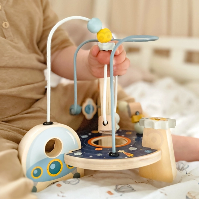 Drewniana rakietowa pętla od Tooky Toy