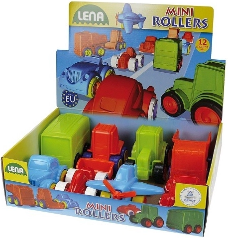 Samochodziki Mini Rollers dla najmłodszych dzieci
