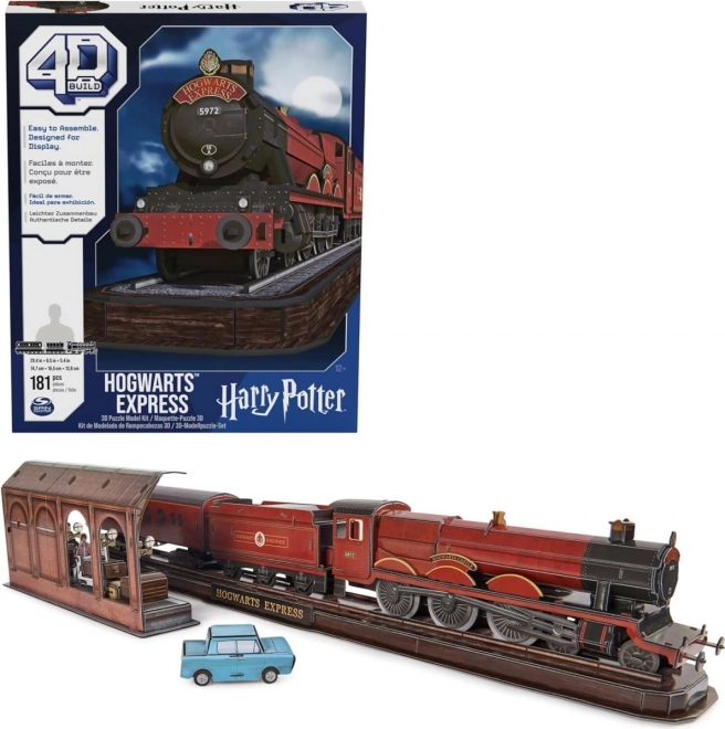 4D BUILD 3D Puzzle Harry Potter: Ekspres do Hogwartu 181 elementów