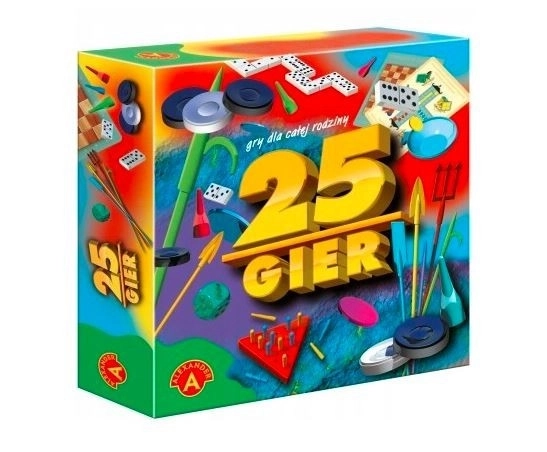Gra planszowa 25 gier dla całej rodziny