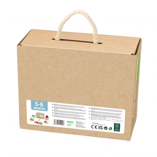 Tooky Toy duży montessori edukacyjny box 6w1