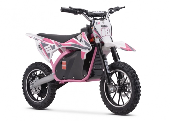 Dziecięcy motocykl elektryczny TRAIL KING różowy